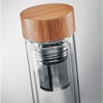 Glass and Bamboo Flask TM 014 02
