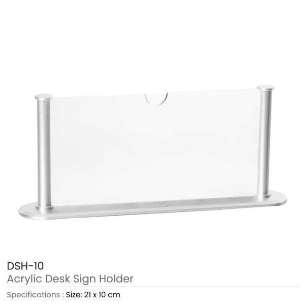 Acrylic Desk Sign Holder - The Fab Store