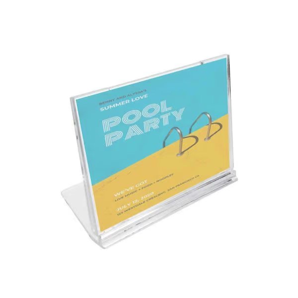 Acrylic Desk Sign Holders - The Fab Store